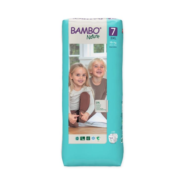 Pañales Bambo Nature Talla 3XL 40un Pañales Bambo Nature Talla 3XL 40un