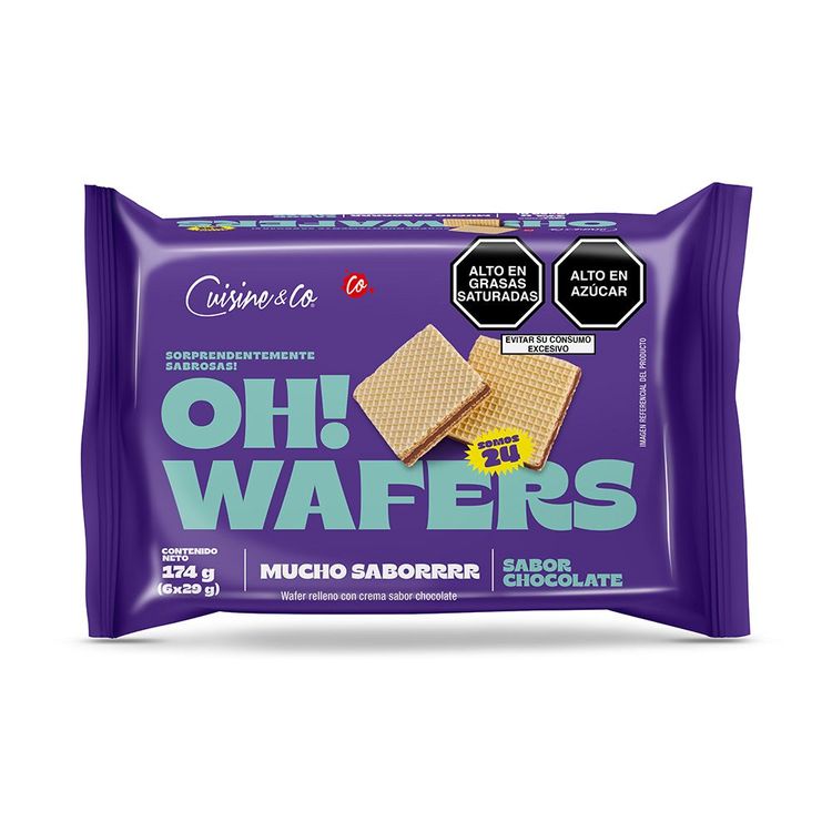 Sixpack Wafer Cuisine & Co Sabor Chocolate 29g