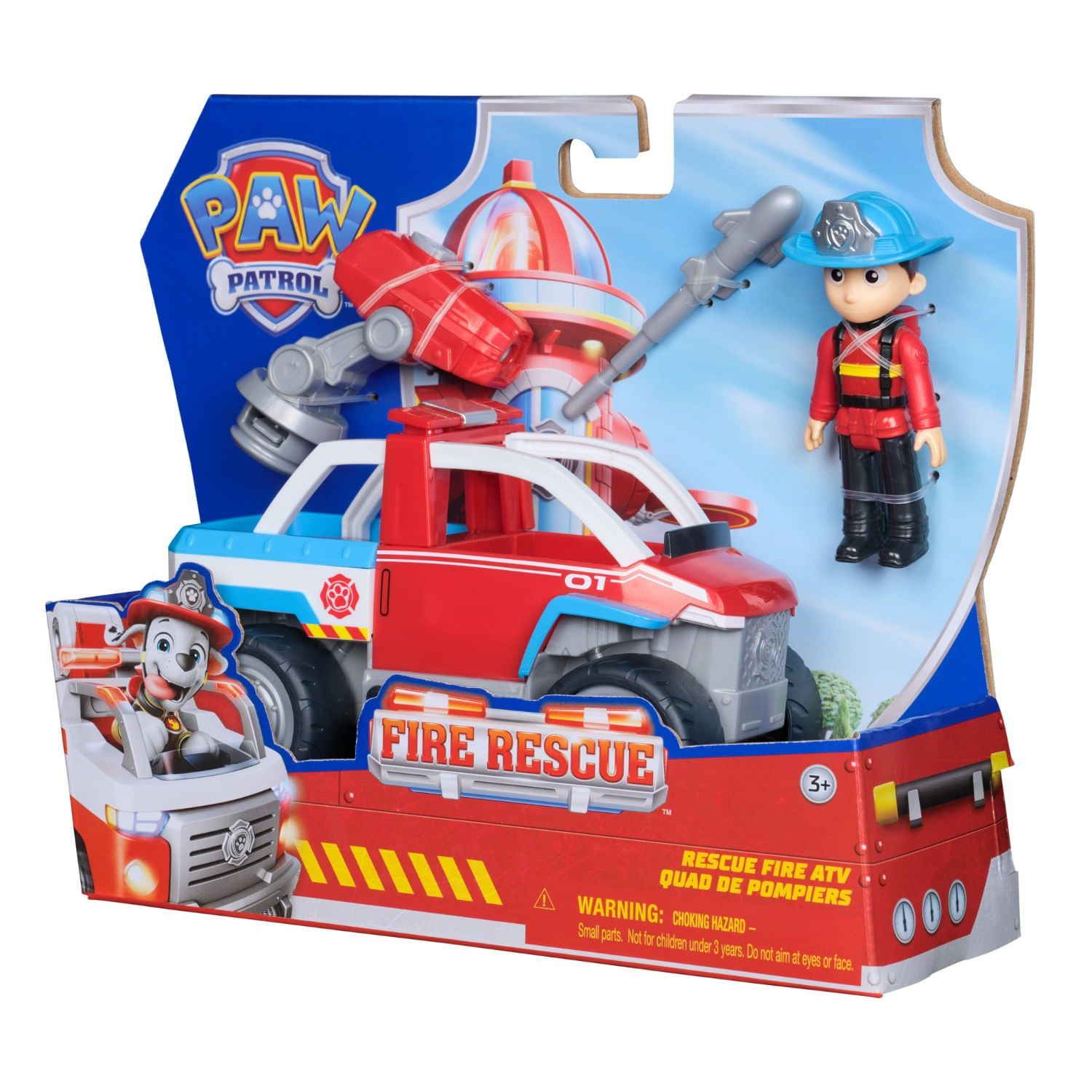 Vehículo Temático Paw Patrol Fire Rescue Ryder