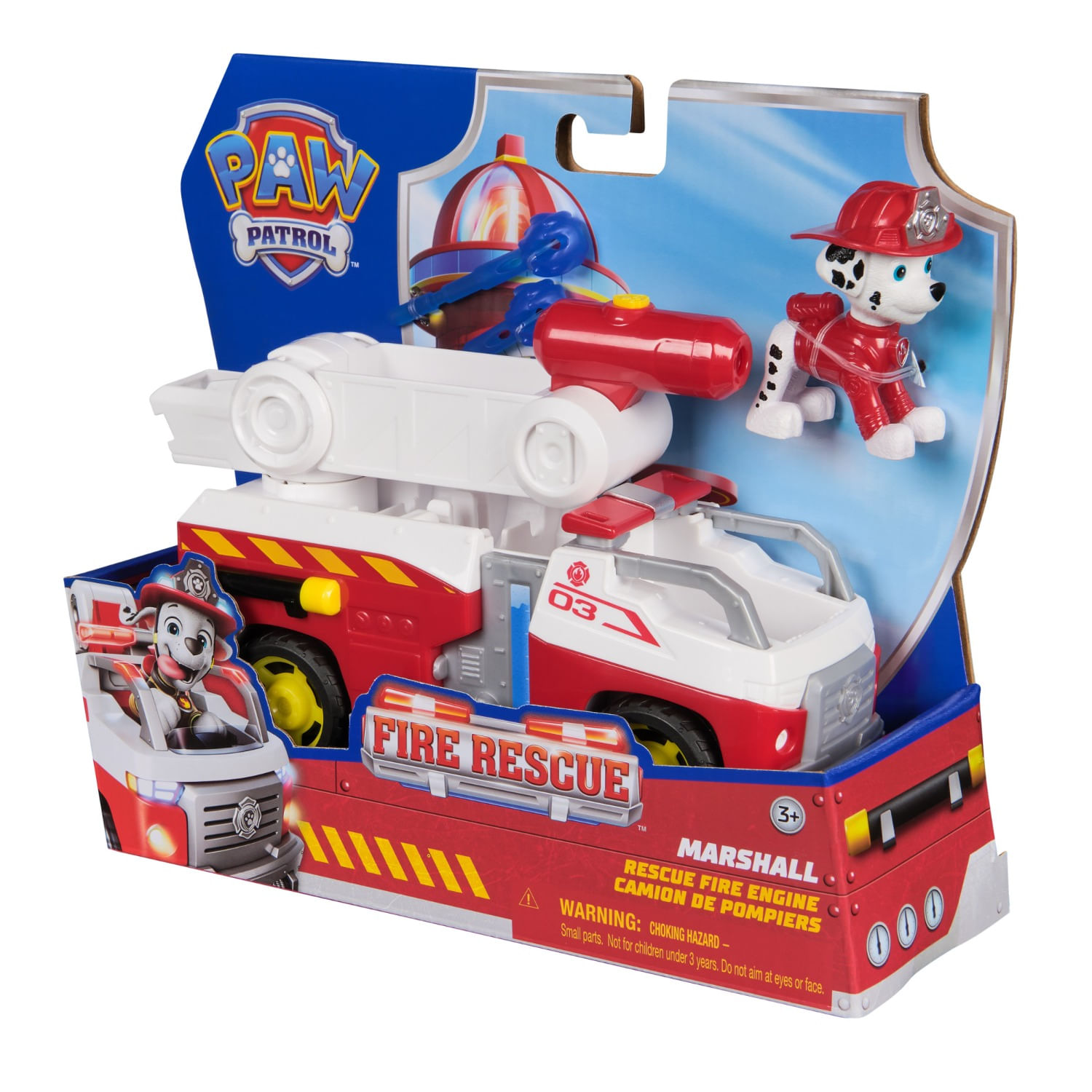 Vehículo Temático Paw Patrol Fire Rescue Marshall