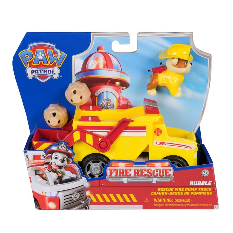 Vehículo Temático Paw Patrol Fire Rescue Rubble