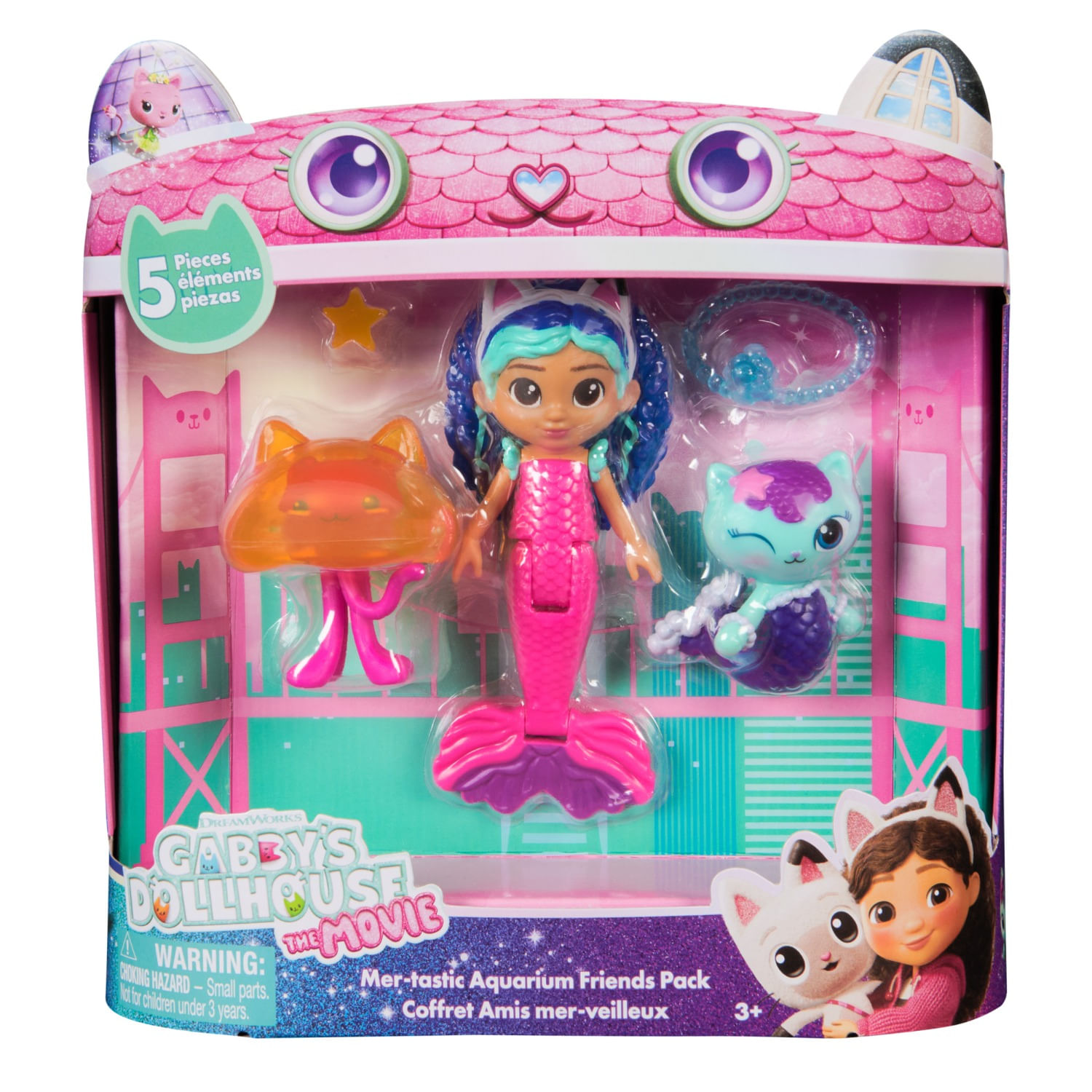 Pack x3 Figuras Gabbys Dollhouse