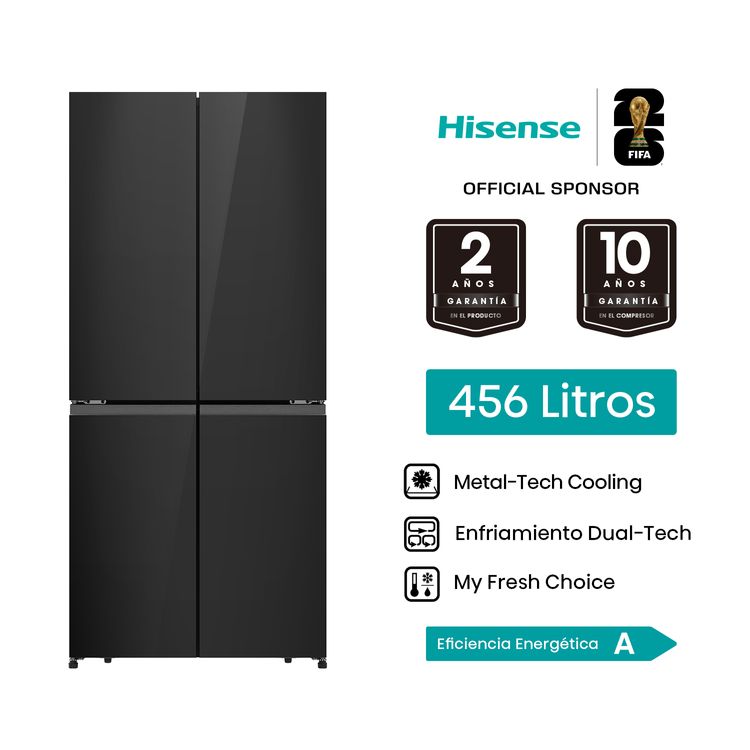 Refrigeradora Hisense 4door 456L RQ5P470NE1A