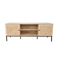 Rack Tv M+Design Rattan con Metal Bali 150x39.7x58cm Rattan