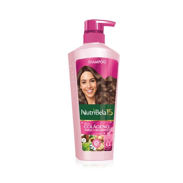 Shampoo Nutribela 15 Sérum de Colágeno 400ml Shampoo Nutribela 15 Sérum de Colágeno 400ml