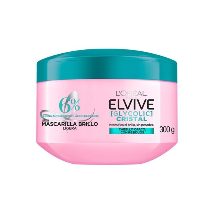 Mascarilla Capilar Elvive Glycolic Crystal 300g