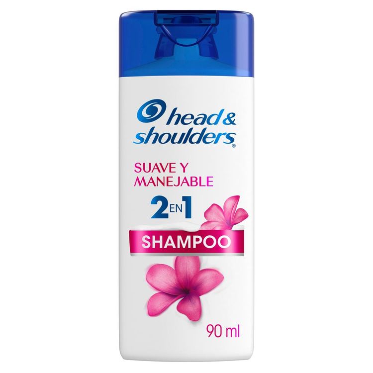 Shampoo 2 en 1 Head & Shoulders Suave y Manejable 90ml