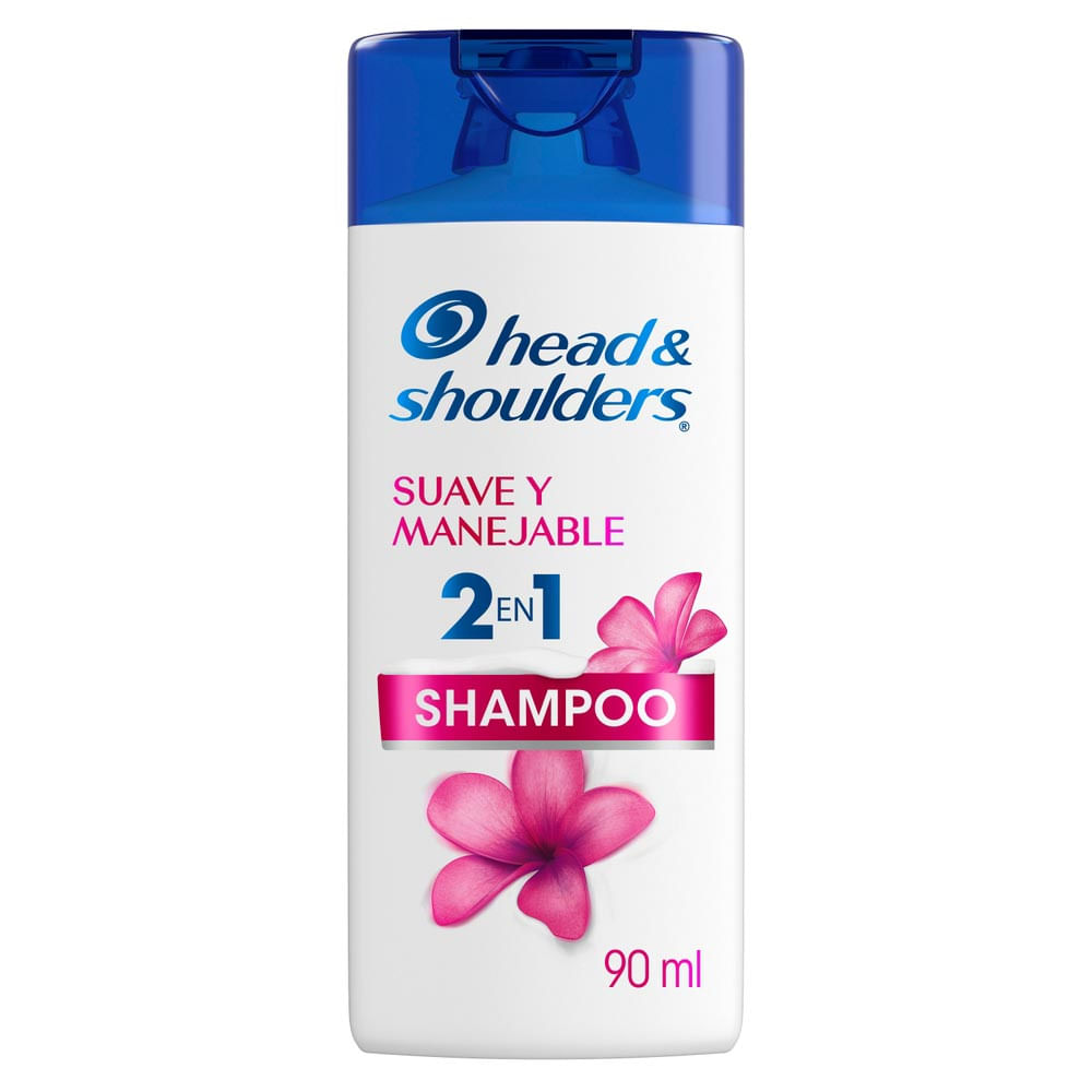 Shampoo 2 en 1 Head & Shoulders Suave y Manejable 90ml