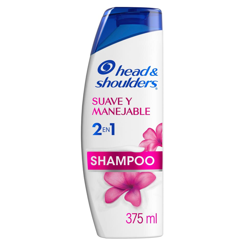 Shampoo 2 en 1 Head & Shoulders Suave y Manejable 375ml