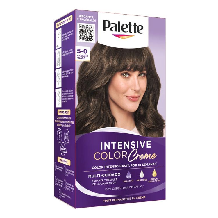 Tinte de Cabello Palette Intensive Color Creme 5-0 Castaño Claro