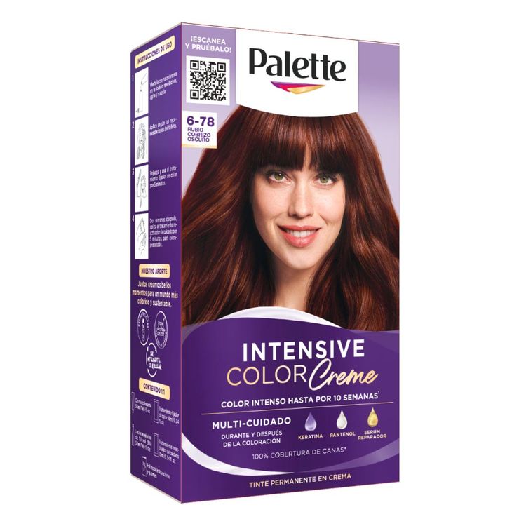 Tinte de Cabello Palette Intensive Color Creme 6-78 Cobrizo Oscuro
