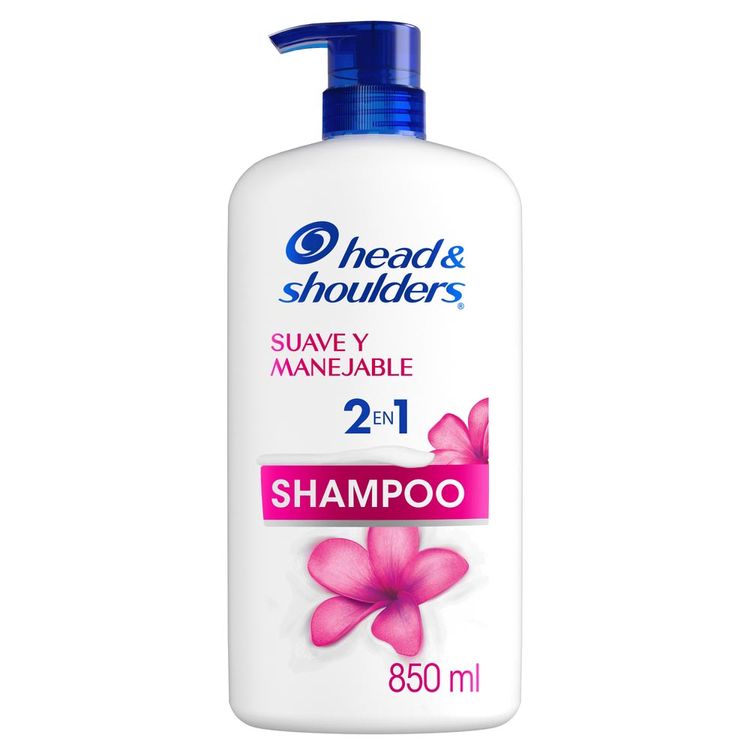 Shampoo 2 en 1 Head & Shoulders Suave y Manejable 850ml