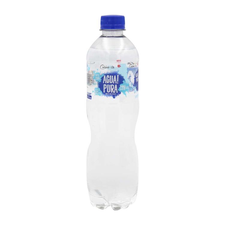 Agua de Mesa Con Gas Cuisine & Co Botella 625ml