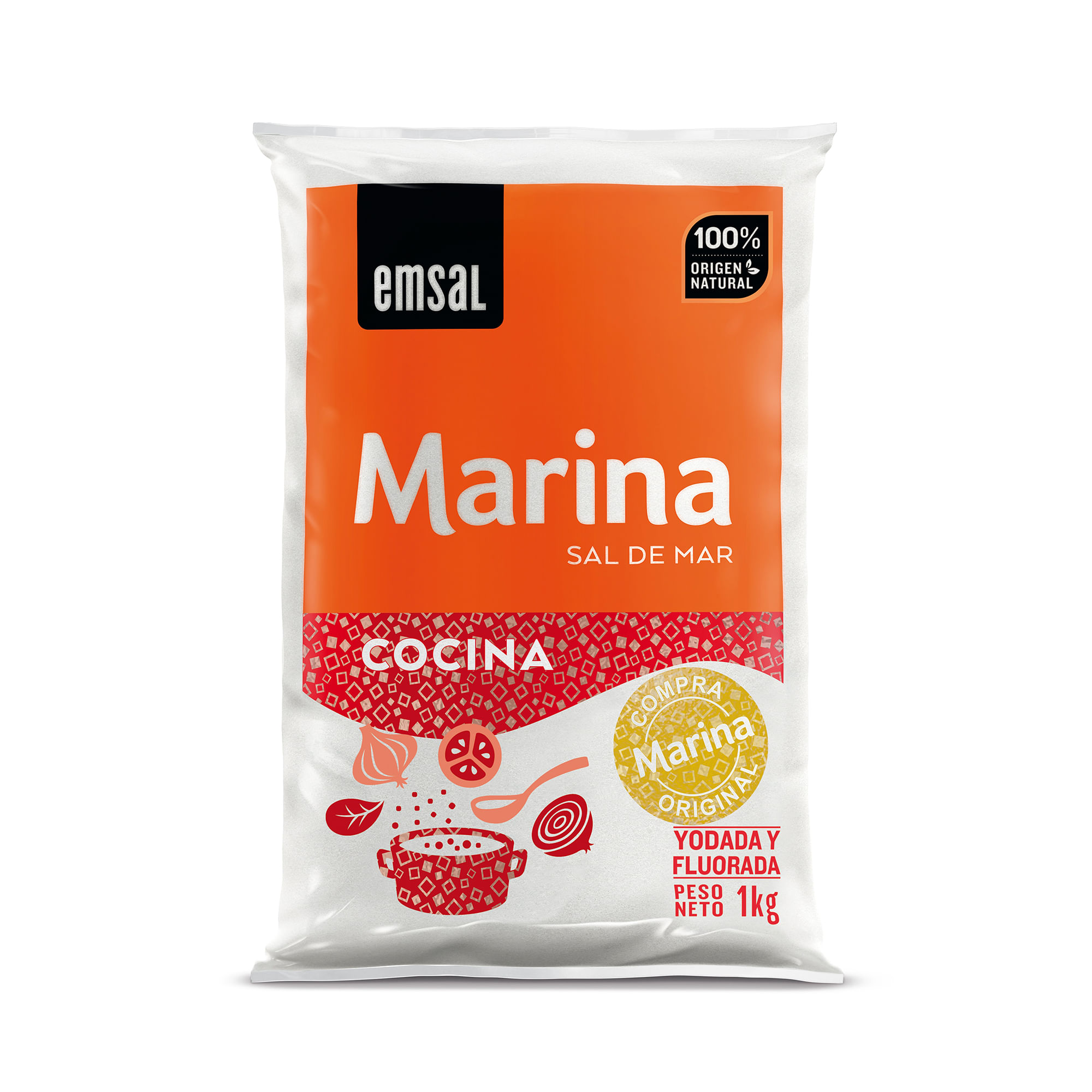 Sal de Cocina Marina Emsal Bolsa 1kg