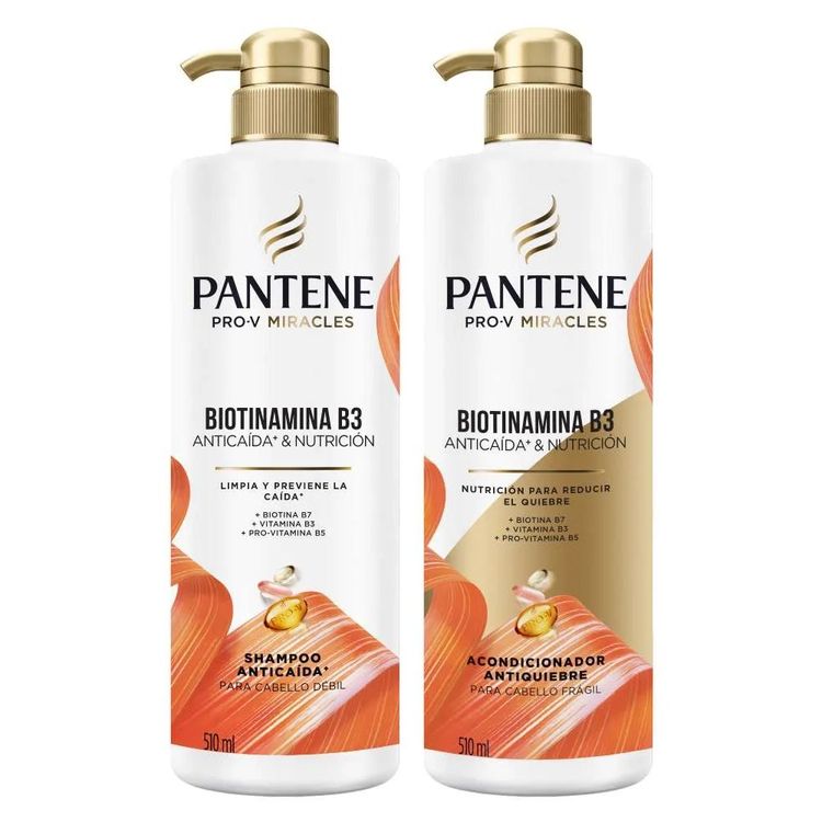Pack Pantene Pro-V Anti Caída 510ml: Shampoo + Acondicionador Pack Pantene Pro-V Anti Caída 510ml: Shampoo + Acondicionador