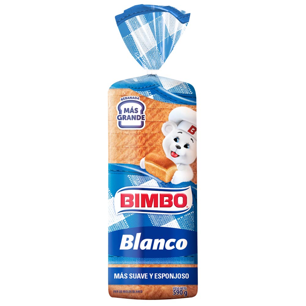 Pan de Molde Blanco Bimbo 590g