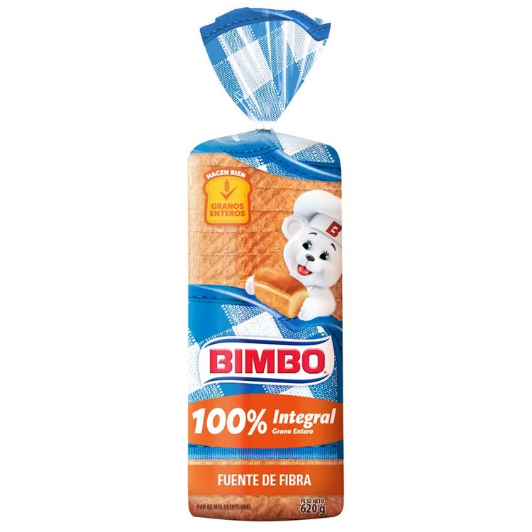 Pan de Molde Integral Bimbo 620g