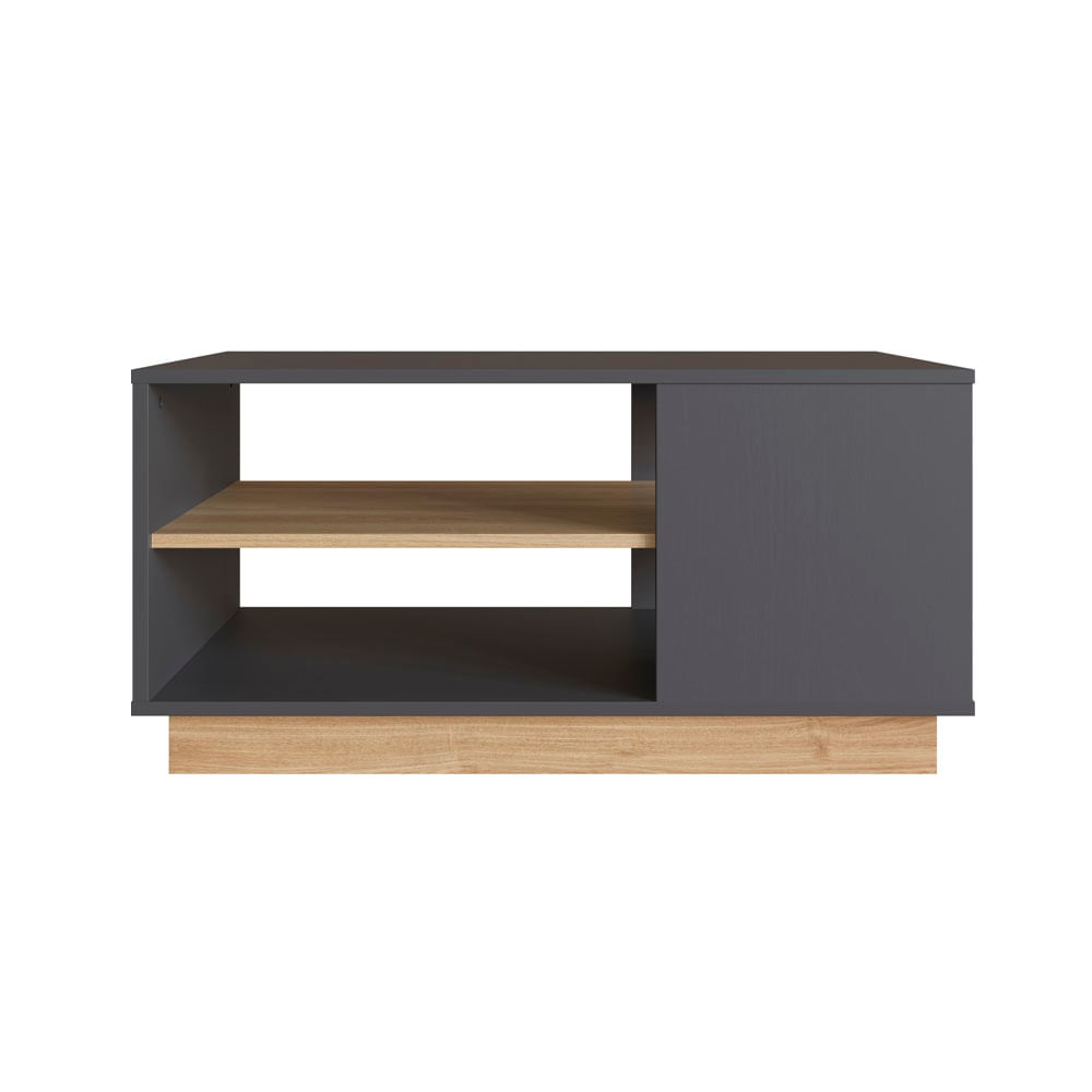 Mesa Centro Karin 43.7x80x54cm Negro/Natural