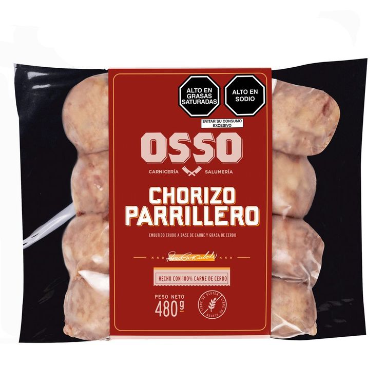 Chorizo Parrillero Osso 480g