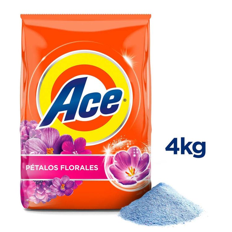 Detergente en Polvo Ace Floral 4kg