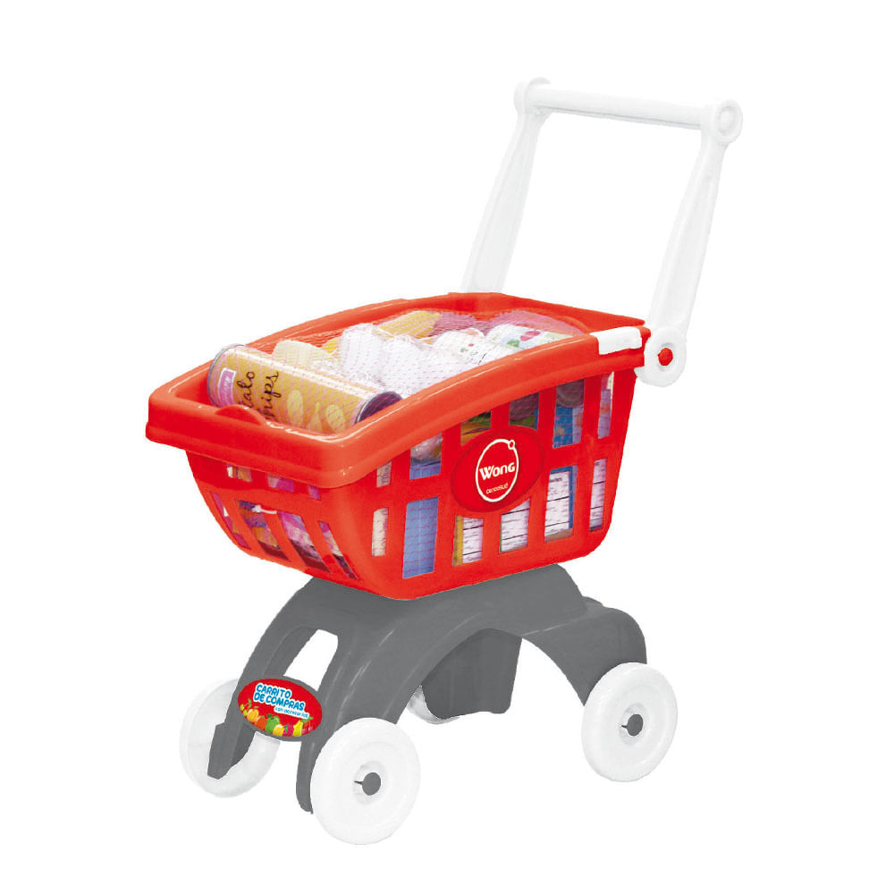 Carrito de Compras Happy Line Wong con Accesorios