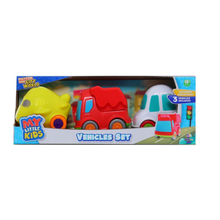 Set Happy Line 3 Carros Kids Surtido