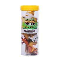 Set Tubo Happy Line Animales 12 Piezas