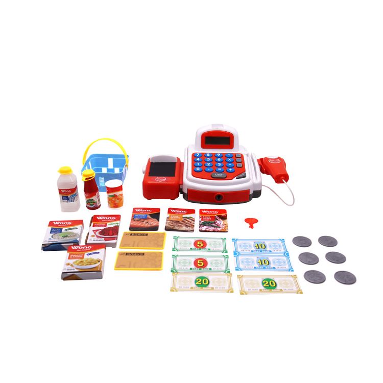 Caja Registradora con Accesorios Wong