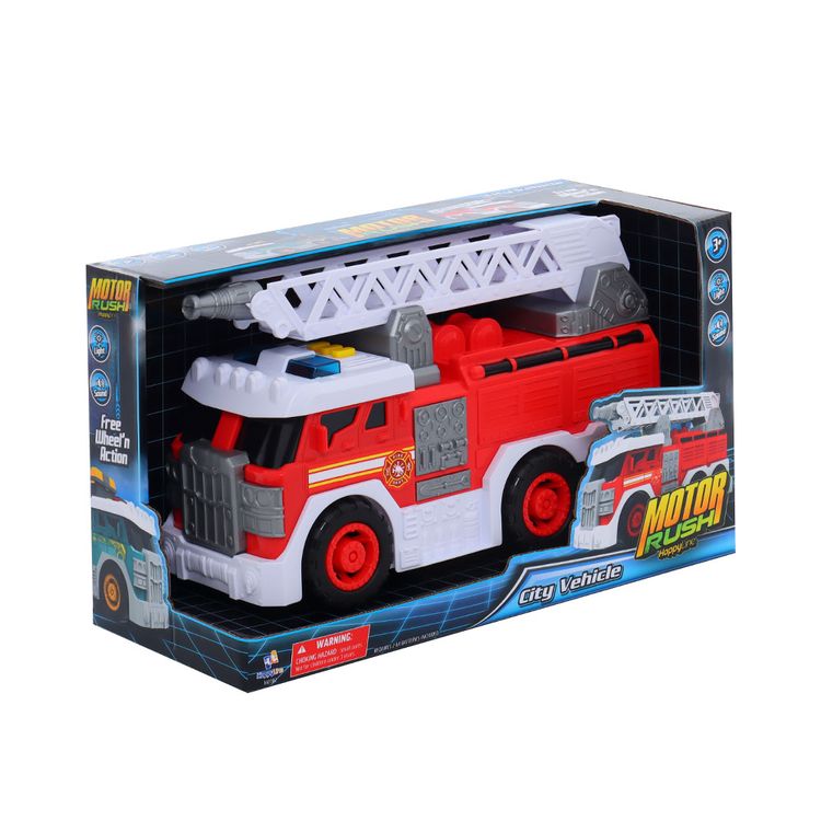 Camión Happy Line Bombero Grande Luz y Sonido