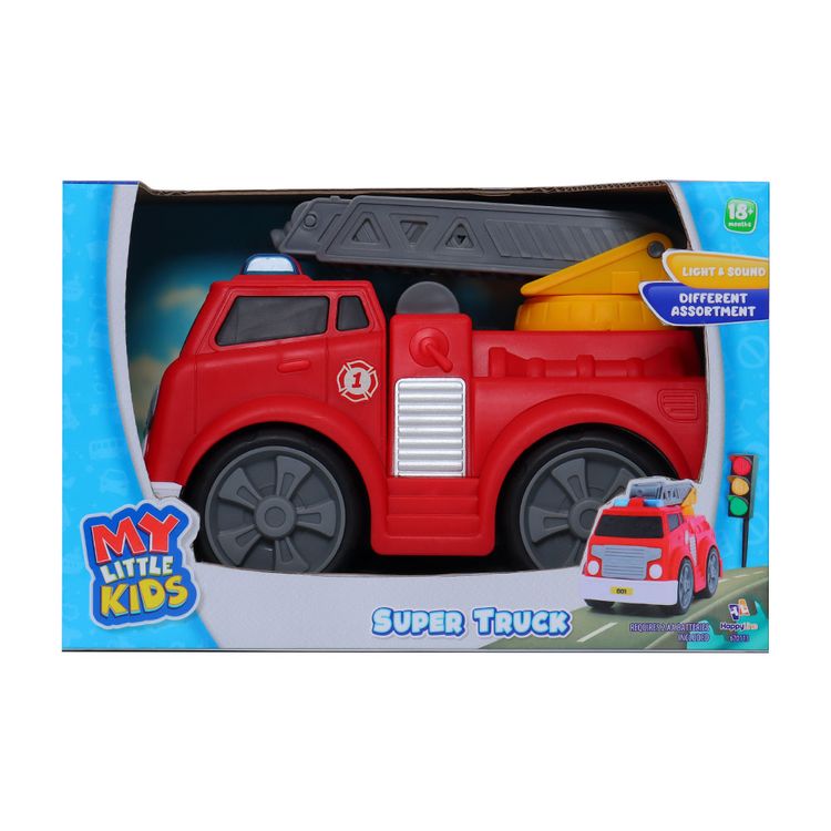 Vehículo Bomberos Happy Line o Construcción Luz y Sonido