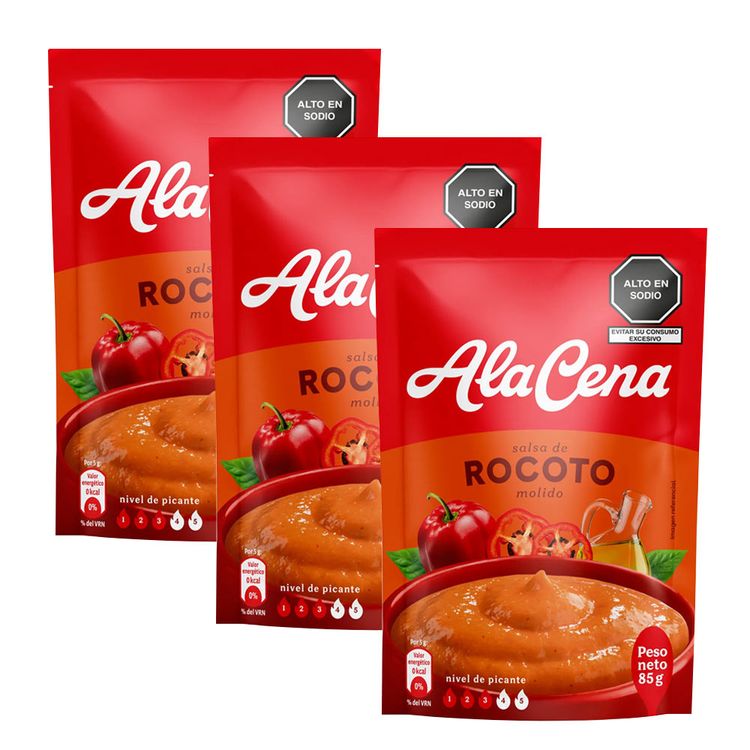 Tripack Salsa de Rocoto AlaCena 85g