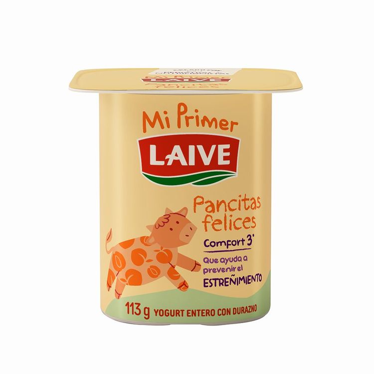 Yogurt Mi Primer Laive Pancitas Felices con Durazno 113g