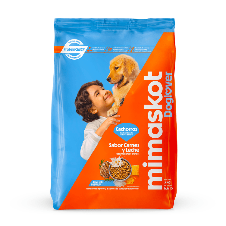 Alimento Seco Mimaskot Cachorros Razas Medianas y Grandes 3Kg MIMASKOT CACHORROS RMG 3KG