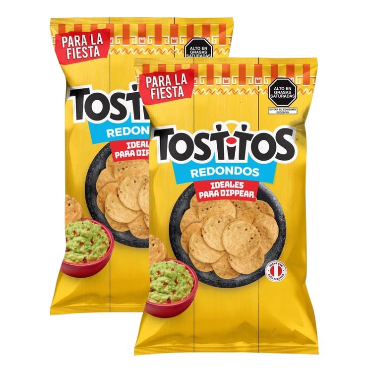Twopack Tostitos Redondos Salados 200g