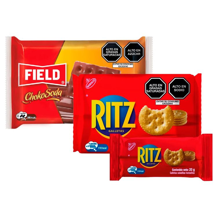 Pack Galletas: Ritz Original 6un + ChokoSoda 6un