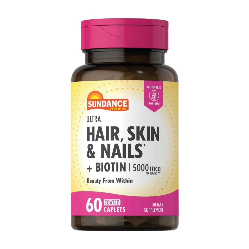 Vitaminas Sundance Hair, Skin & Nails 60 Cápsulas