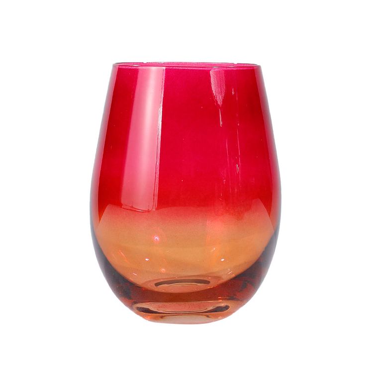 Vaso Krea Roceado Rojo Marron 520ml