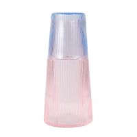 Juego Jarra Krea Vaso Krea Azul Rosa 1L