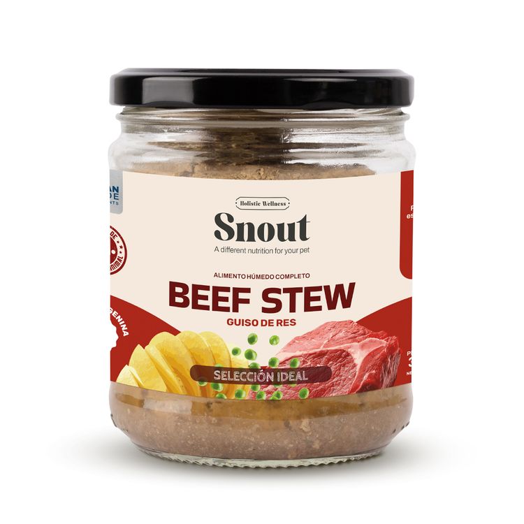 Alimento Húmedo Snout Holistic Res Perro Adulto 380gr