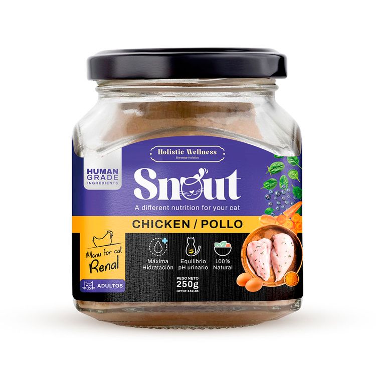 Alimento Húmedo Snout Holistic Chicken Gato Adulto 250gr