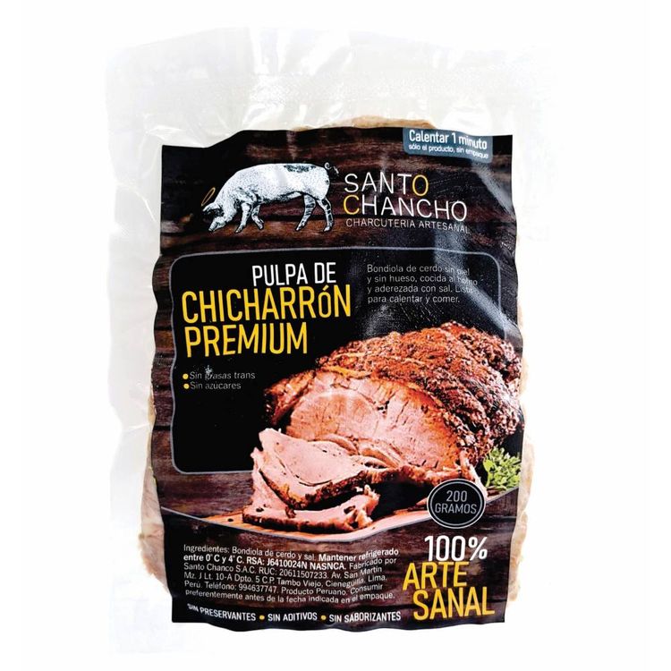 Pulpa de Chicharrón Premium Santo Chancho 200g