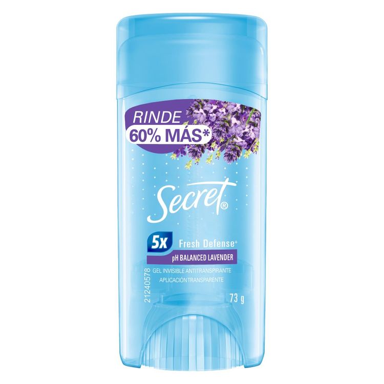 Gel Antitranspirante Secret Fresh Defense Lavanda 73g Gel Antitranspirante Secret Fresh Defense Lavanda 73g