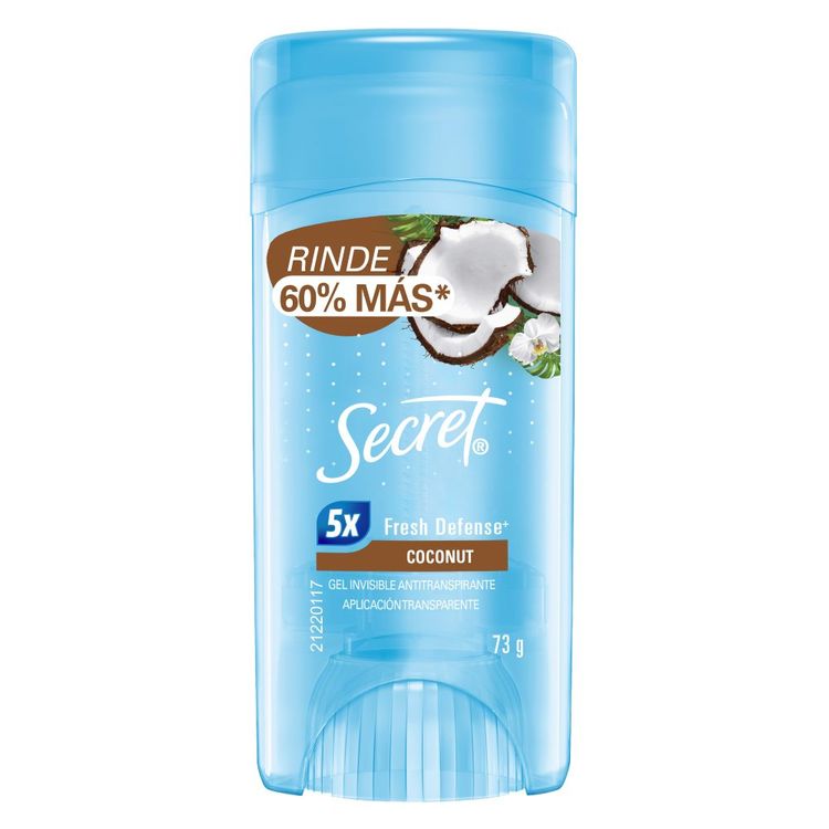 Gel Antitranspirante Secret Fresh Defense Coco 73g Gel Antitranspirante Secret Fresh Defense Coco 73g