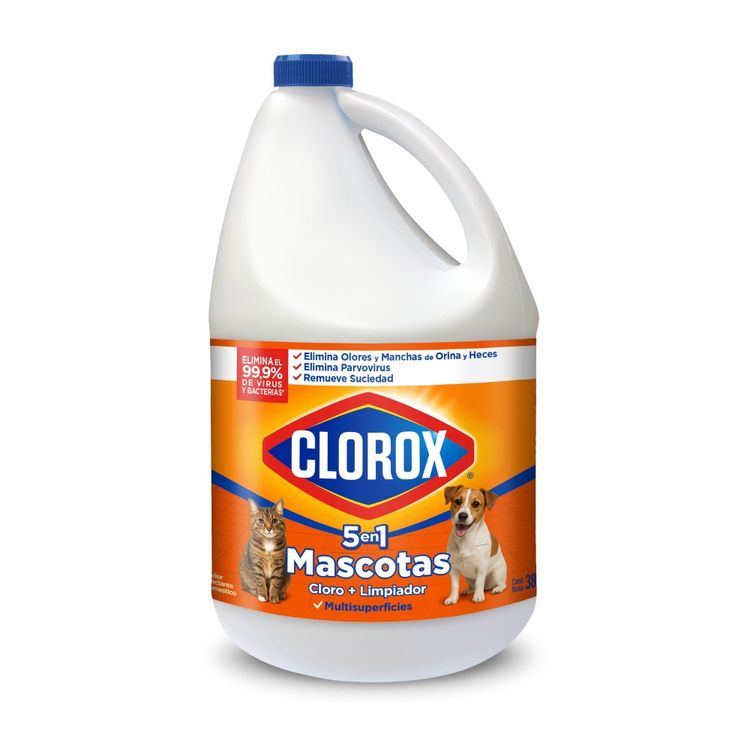 Limpiador Desinfectante Clorox Mascotas 3.8 litros