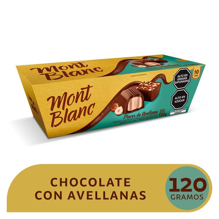 Chocolate con Avellanas Mont Blanc 10un