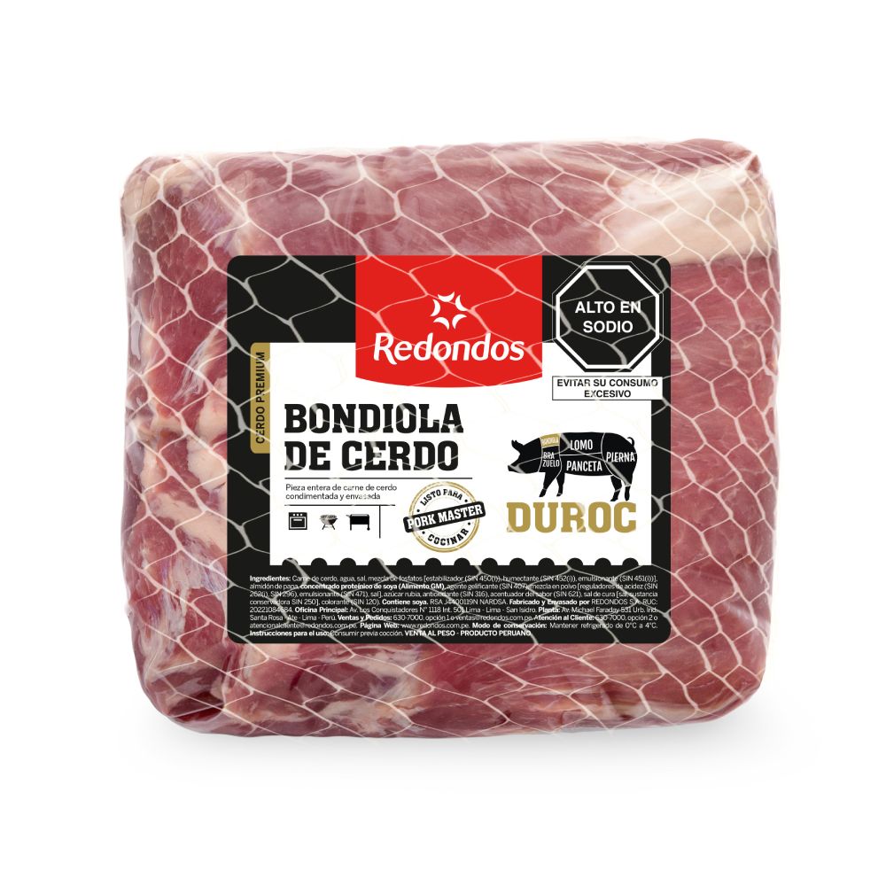 Bondiola de Cerdo Navideña Redondos Premium x kg