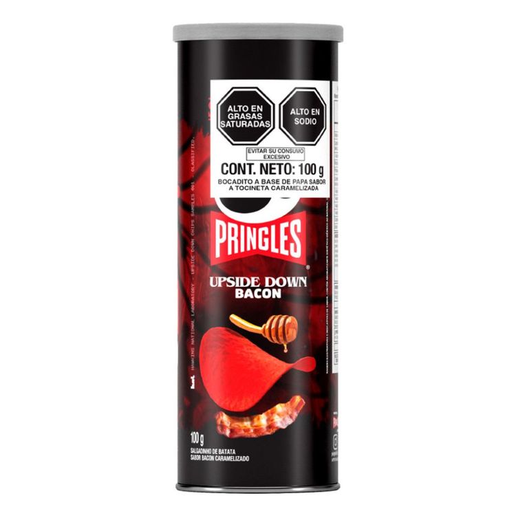 Papas Pringles Upside Down Bacon 100g