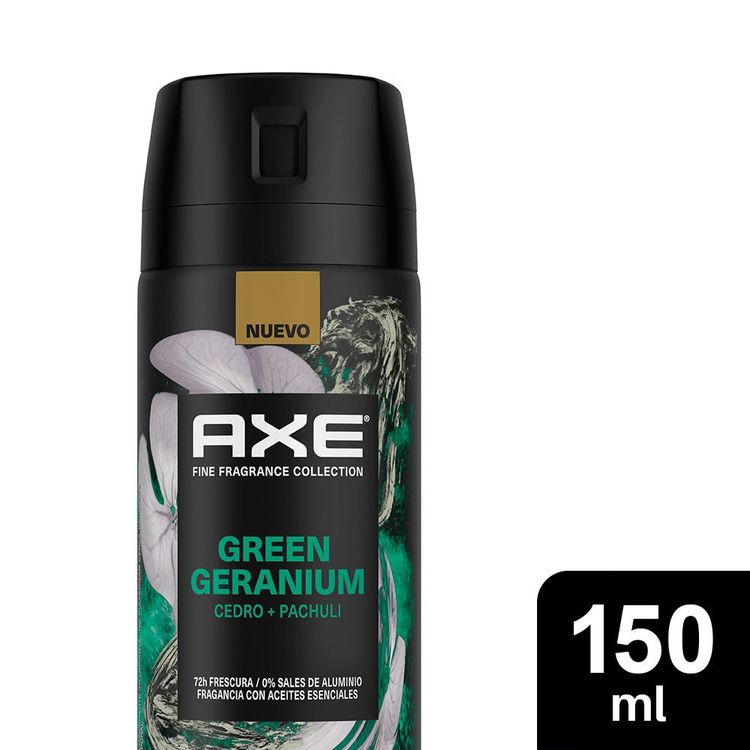 Desodorante Body Spray Axe Fragance Collection Green Geranium 150ml