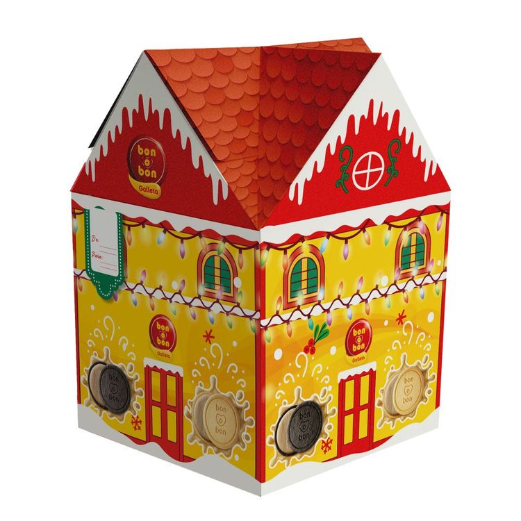 Galletas Bon o Bon Casa Navidena 198g