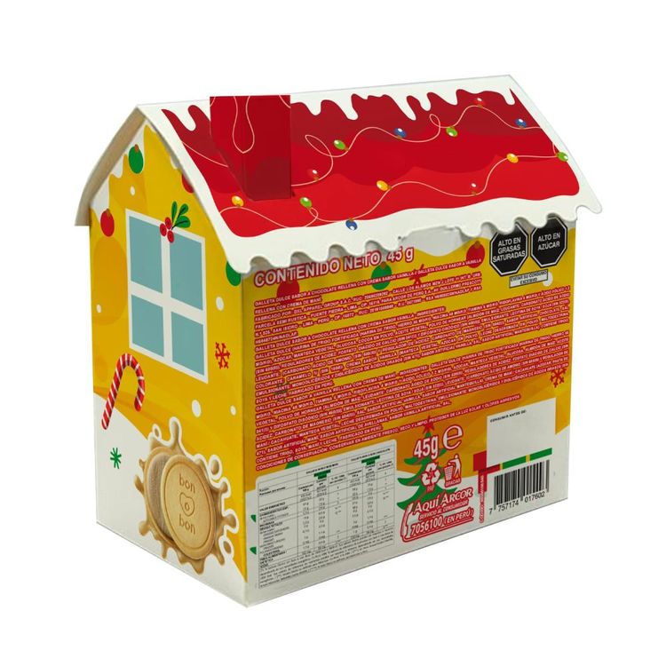 Galletas Bon o Bon Casa Navidena 45g